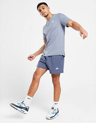 Nike Club Fleece flowshorts van sweatstof voor heren Diffused Blue White White- Heren