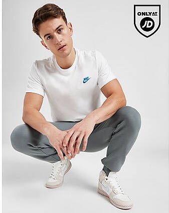 Nike Club T-shirt Heren White- Heren