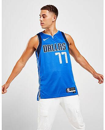 Nike Dallas Mavericks Icon Edition 2022 23 Swingman NBA-jersey met Dri-FIT Game Royal- Heren