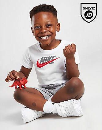 Nike Double Swoosh T-Shirt Shorts Set Infant White Kind