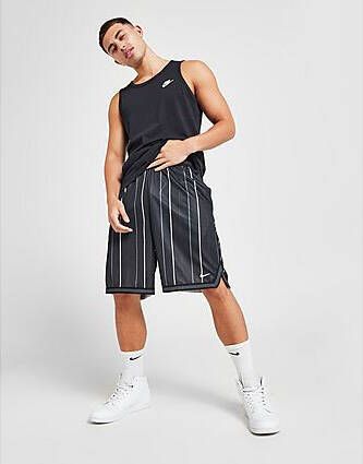 Nike Dri-FIT DNA Basketbalshorts voor heren (26 cm) Black Dark Smoke Grey White- Heren