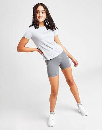 Nike Dri-FIT One Meisjestop met korte mouwen Light Smoke Grey White Kind