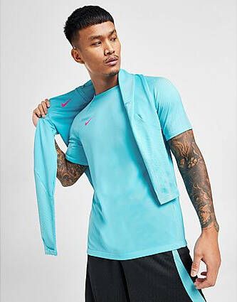 Nike Dri-FIT Strike Voetbaltop met korte mouwen voor heren Baltic Blue Baltic Blue Hyper Pink- Heren