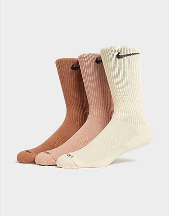 Nike Everyday Plus Cushioned Crew Socks (3-Pack) Multi- Dames