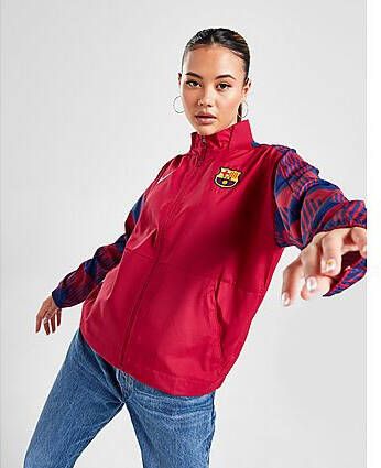 Nike FC Barcelona Anthem Jacket Red- Dames