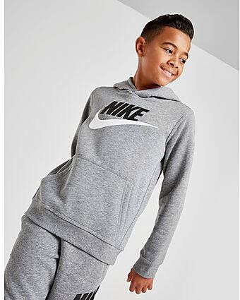 Nike Fleece Overhead Hoodie Junior Carbon Heather Kind