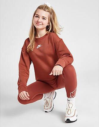 Nike Sportswear Club Fleece Sweatshirt met ronde hals voor meisjes Red