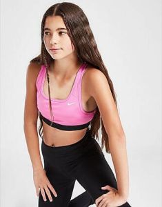 Nike ' Fitness Swoosh Sports Bra Junior Pink