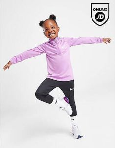 Nike ' Pacer 1 4 Zip Top Leggings Set Children Purple