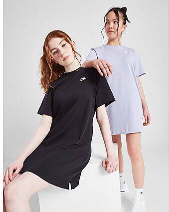 Nike Sportswear T-shirtjurk voor meisjes Black White Kind