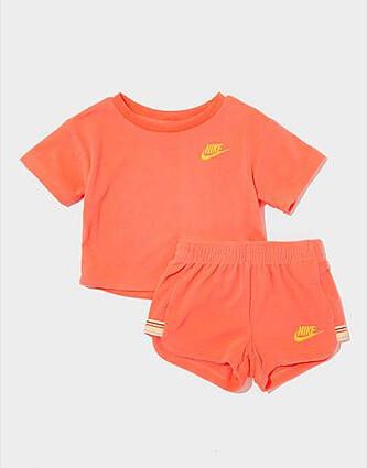 Nike ' Towel Terry T-Shirt Shorts Set Infant Pink Kind