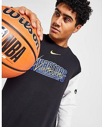 Nike Golden State Warriors Courtside NBA-sweatshirt van fleece voor heren Black- Heren