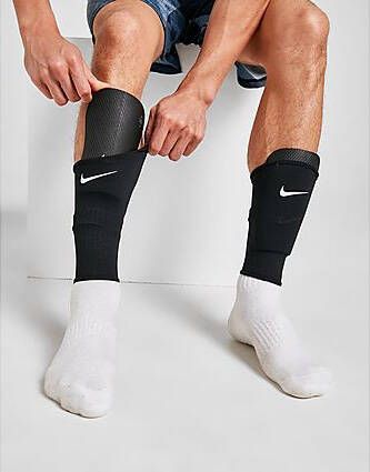 Nike Guard Lock Scheenbeschermerhoezen voor voetbal (1 paar) Black White White- Heren