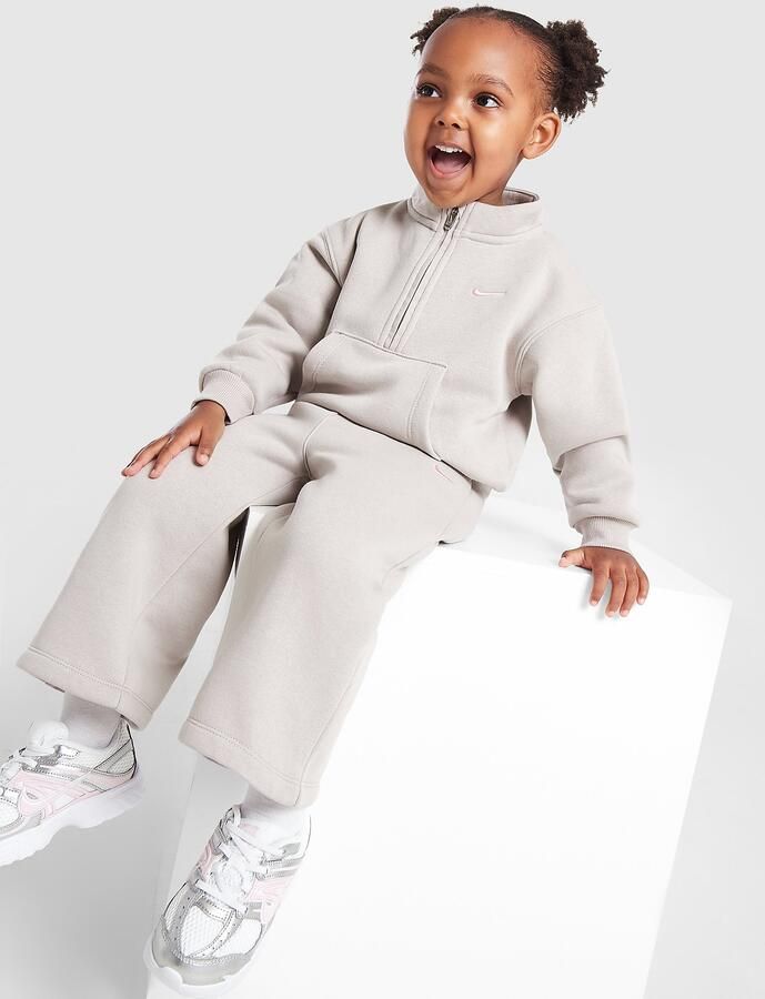 Nike haddad ' 1 4 Zip Tracksuit Infant Beige Kind Beige