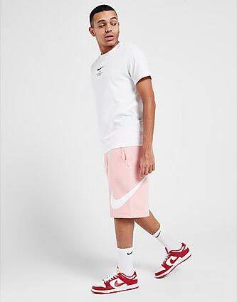 Nike Sportswear Club Herenshorts met graphic Pink Bloom White White- Heren