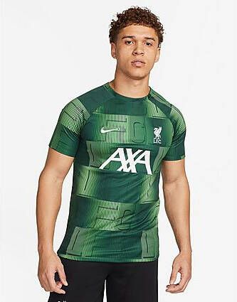 Nike Liverpool FC Pre Match Shirt Green- Heren