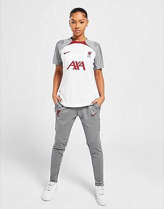 Nike Liverpool FC Strike knit voetbalbroek met Dri-FIT voor dames Smoke Grey Tough Red- Dames
