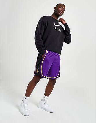 Nike Los Angeles Lakers Statement Edition Swingman Jordan Dri-FIT NBA-basketbalshorts voor heren Field Purple Amarillo- Heren