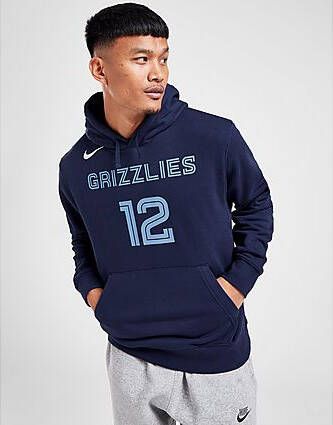 Nike Memphis Grizzlies Club NBA-hoodie voor heren College Navy- Heren