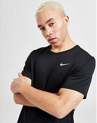Nike Miler Dri-FIT Short Sleeve T-Shirt Black- Heren
