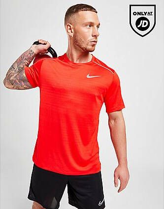 Nike Miler T-shirt Heren Chile Red- Heren