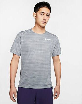 Nike Miler T-shirt Heren Grey