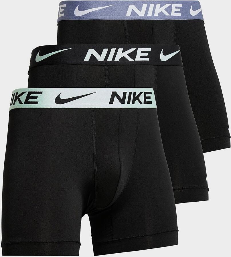 Nike 3 Pack Boxershorts Heren Zwart- Heren Zwart