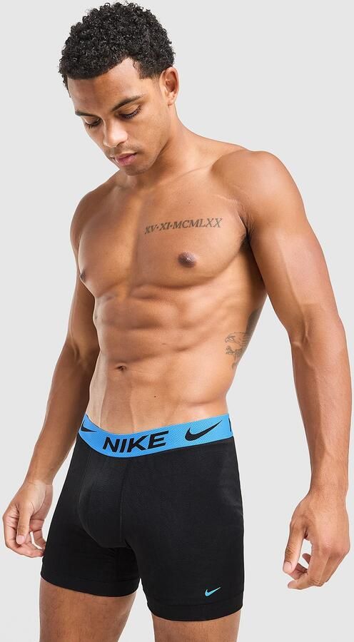 Nike 3-Pack Elite Boxers Zwart- Heren Zwart