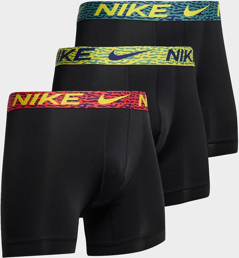 Nike 3-Pack Micro Abstract Print Boxers Zwart- Heren Zwart