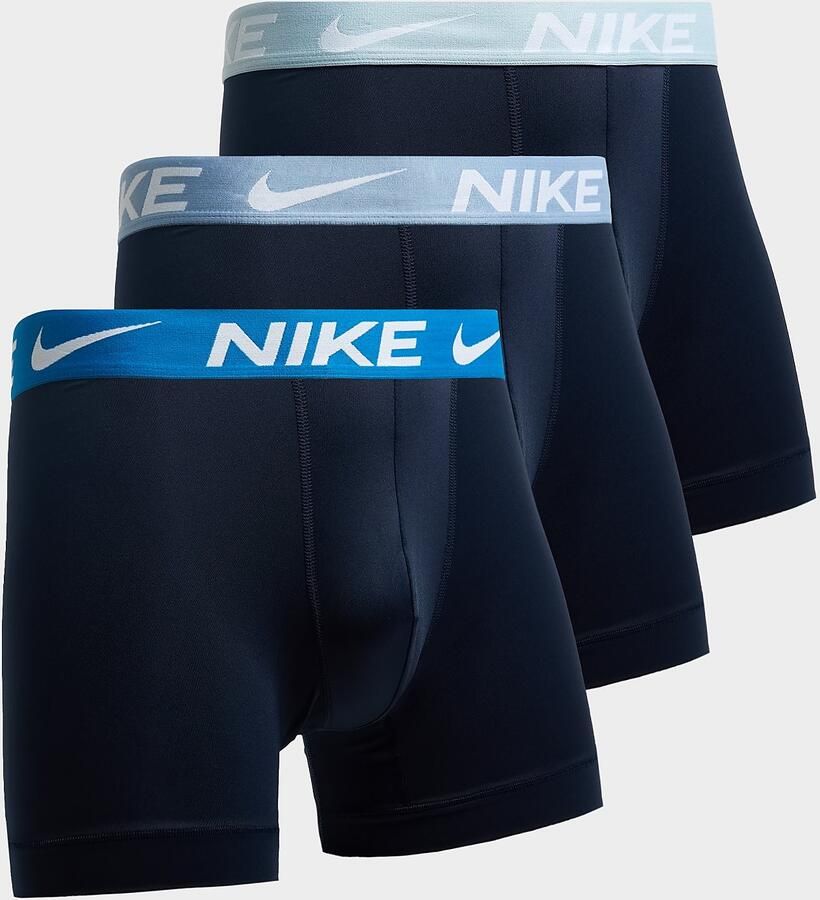 Nike 3-Pack Micro Boxers Blauw- Heren Blauw