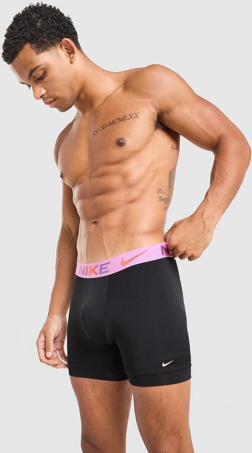 Nike 3-Pack Micro Boxers Zwart- Heren Zwart