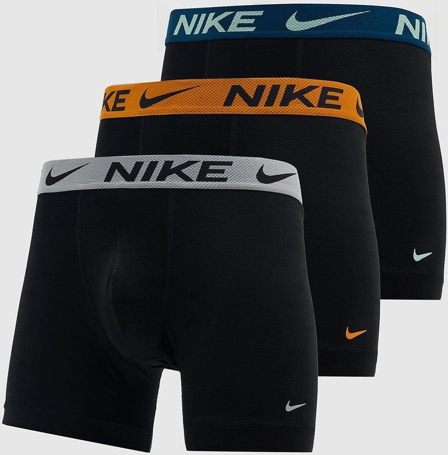 Nike 3-Pack Microfibre Boxers Zwart- Heren Zwart