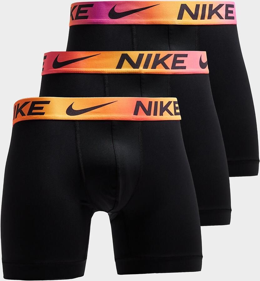 Nike 3-Pack Microfibre Boxers Zwart- Heren Zwart