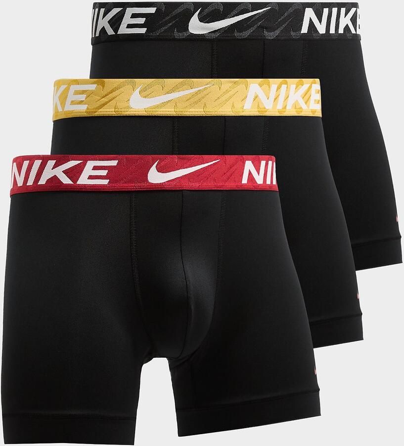 Nike 3-Pack Microfibre Boxers Zwart- Heren Zwart