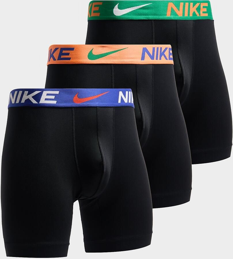 Nike 3-Pack Microfibre Boxers Zwart- Heren Zwart