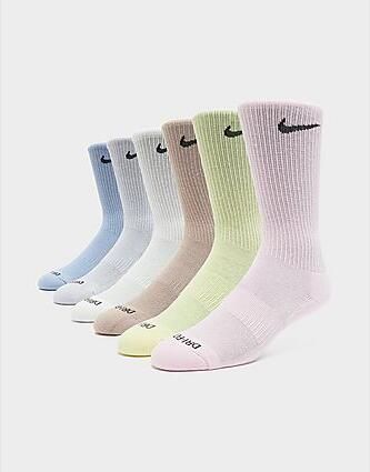 Nike 6 PACK Everyday Plus Cushion Crew Training Unisex Sokken multicolor Maat 34-38 Kleding - Foto 4