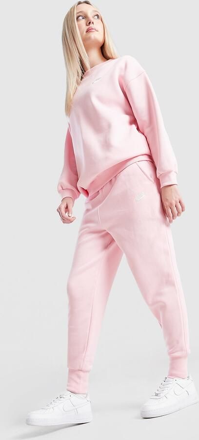 Nike Aansluitende sbroek met hoge taille Sportswear Club Fleece Roze Kind Roze