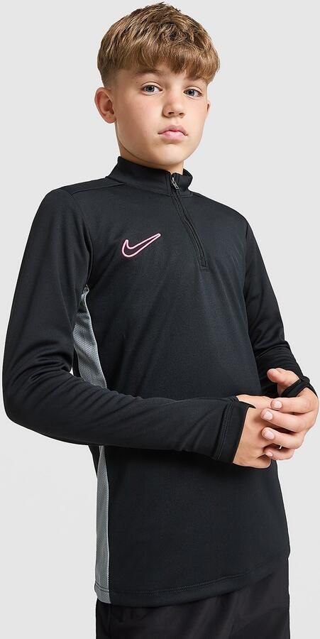 Nike Academy 1 4 Zip Top Junior Zwart Kind Zwart