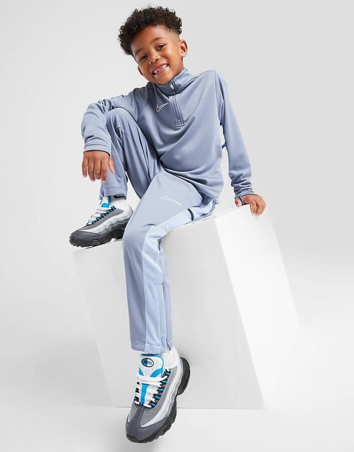 Nike Academy 1 4 Zip Tracksuit Children Blauw