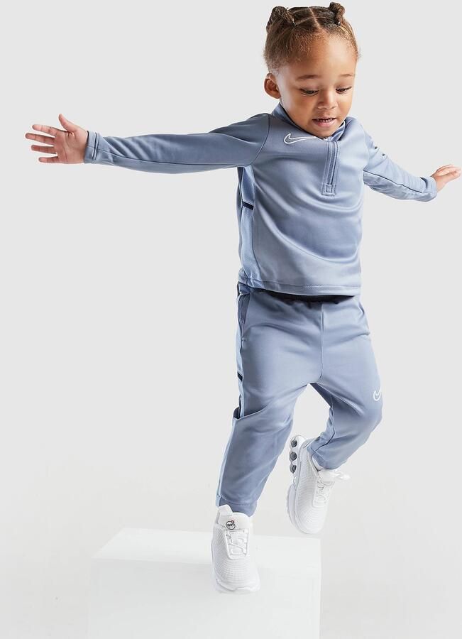 Nike Academy 1 4 Zip Tracksuit Infant Blauw
