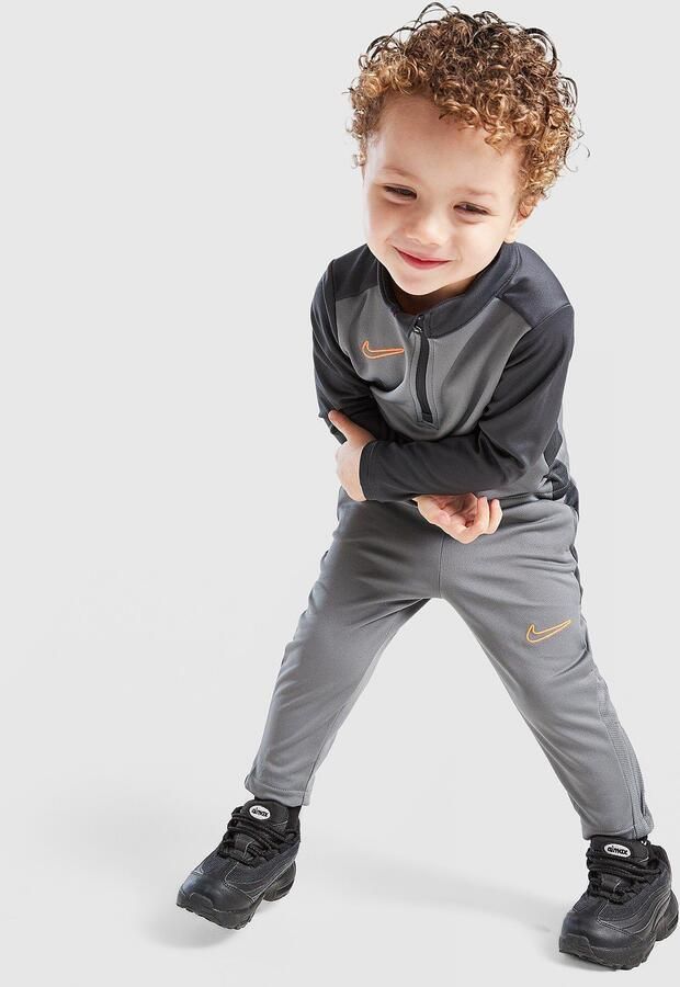 Nike Academy 1 4 Zip Tracksuit Infant Grijs