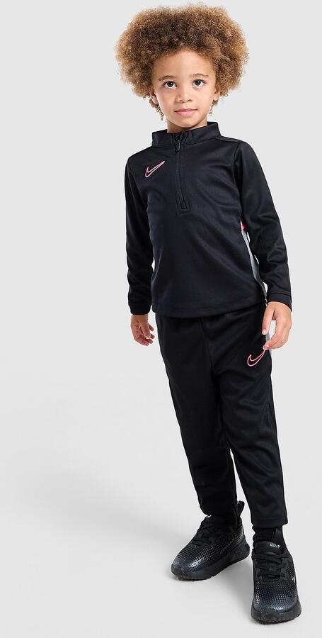 Nike Academy 1 4 Zip Tracksuit Infant Zwart