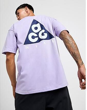 Nike ACG Back Graphic T-Shirt Purple- Heren Purple