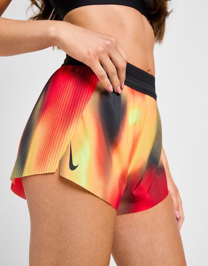 Nike AeroSwift All Over Print Shorts Meerkleurig- Dames Meerkleurig