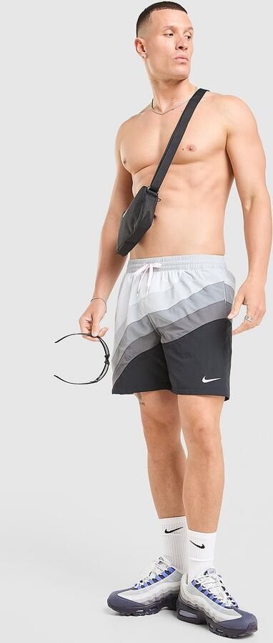 Nike Air Max 95 Pink Foam Swim Shorts Grijs- Heren Grijs