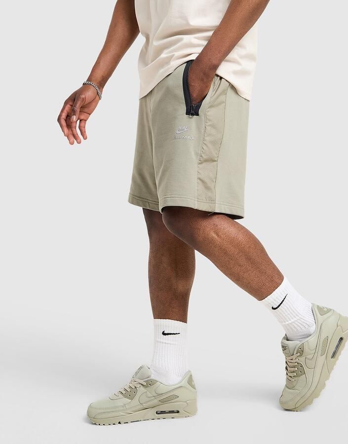 Nike Air Max Fleece Shorts Groen- Heren Groen