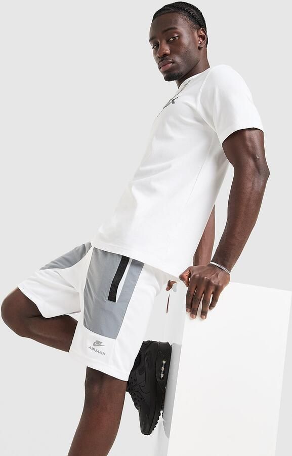 Nike Air Max Poly Shorts Wit- Heren Wit