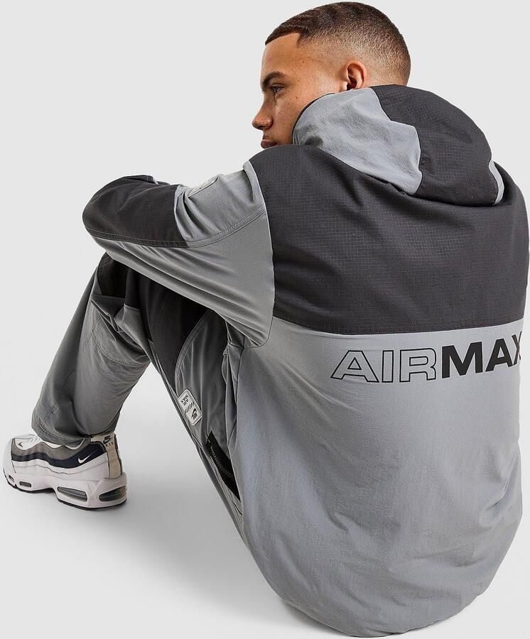 Nike Air Max Woven Jacket Grijs- Heren Grijs