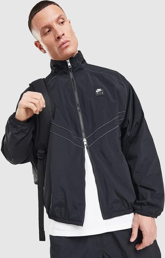 Nike Air Woven Track Top Zwart- Heren Zwart