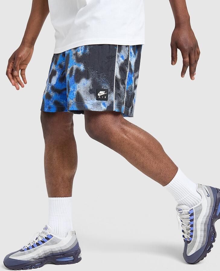 Nike All Over Print Shorts Blauw- Heren Blauw